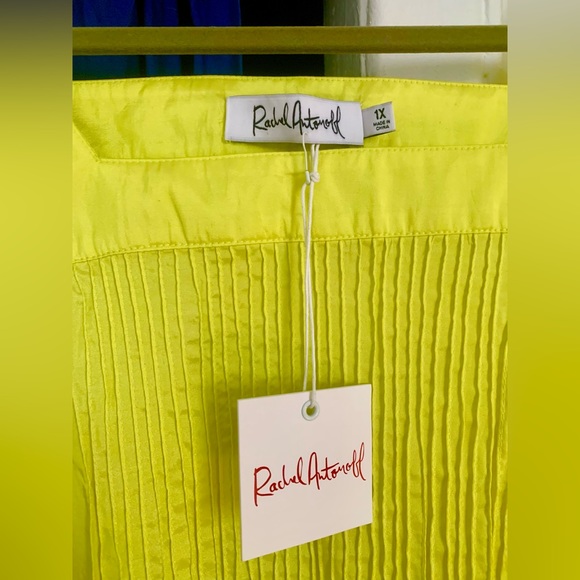 Rachel Antonoff Susannah Dress in Neon Daffodil - Picture 2 of 3